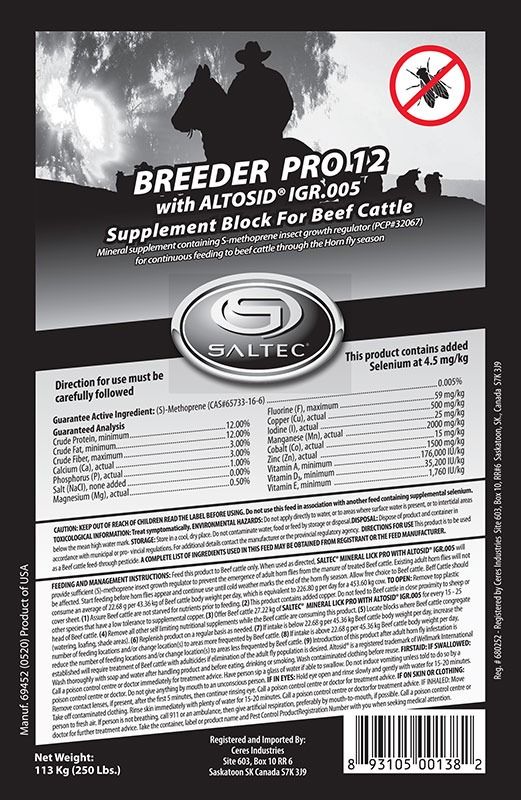 113 kg breeder pro 12 with altosid 5