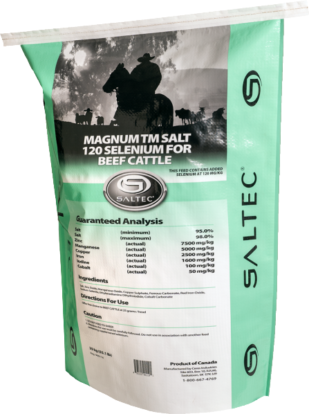 Magnum TM Salt 120 Selenium for Beef Cattle