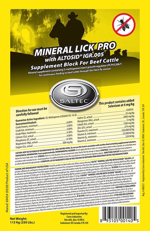 Mineral Lick Pro w/Altosid