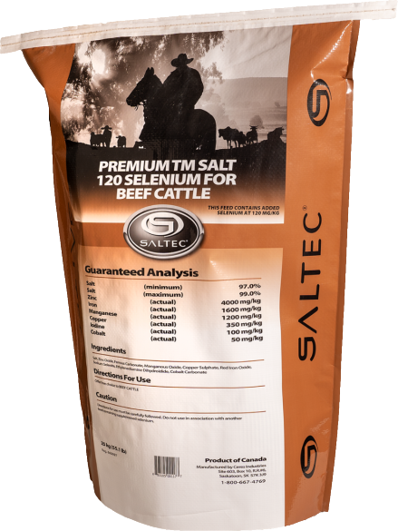 Premium TM Salt 120 Selenium for Beef Cattle