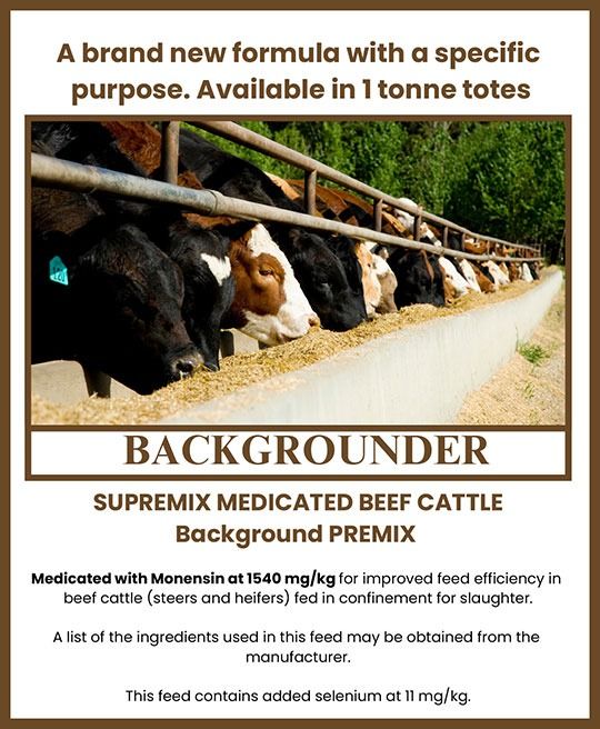 Supremix Medicated Beef Cattle Background Premix
